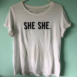 Kate Spade white t-shirt
